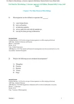 Test Bank for Microbiology&colon; A Systems Approach&comma; 6th Edition by Marjorie Kelly Cowan & Heidi Smith &vert; Questions and Answers &vert; Chapters 1&ndash;25