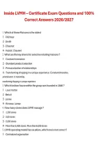 Inside LVMH Certificate Exam Preparation Guide&colon; Luxury Management&comma; LIFE 360 & Brand Strategy Verified Questions & Answers 2026&sol;2027