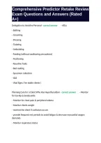 Comprehensive Predictor Retake Review Exam Questions and Answers &lpar;Rated A&plus;&rpar;&period;