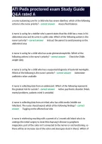 ATI Peds proctored exam Study Guide Q&A rated A&period;
