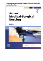 Test Bank For Medical-Surgical Nursing 8th Edition By Mary Ann Linton & Adrianne Dill-Matteson &vert; ISBN 9780323826716 &vert; Chapters 1&ndash;63