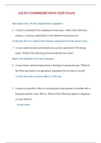 ATI PN Comprehensive Exit Exam &ndash; Practice Questions and Verified Answers &vert; Complete Study Guide Latest 2026 Update