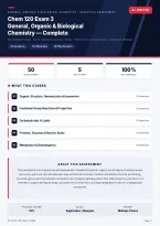 CHEM 120 Exam 3 General Organic Biological Chemistry 2026&sol;2027 &ndash; Questions and Answers &vert; 100&percnt; Verified &vert; Detailed Rationales &ndash; Pass Guaranteed &ndash; A&plus; Graded 