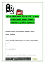ISOM Midterm 2026&sol;2027 &ndash; Spiritual Gifts&comma; Scripture&comma; Gospels&comma; Acts & Romans Exam Questions and Answers