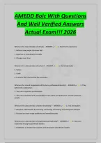 AMEDD Bolc With Questions&NewLine;And Well Verified Answers&NewLine;Actual Exam&excl;&excl;&excl; 2026