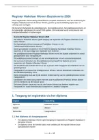 Register Makelaar Wonen  - Complete Samenvatting en Oefenvragen