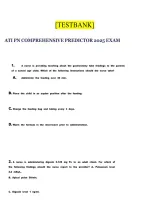 ATI PN Comprehensive Predictor 2025 Exam &ndash; Test Bank&comma; Study Guide & Practice Questions