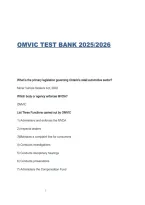 OMVIC Test Bank 2025&ndash;2026 &ndash; Exam Questions&comma; Study Guide & Practice Test