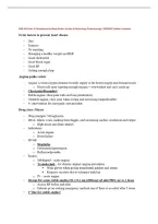 NUR 354 Exam 2 Comprehensive Study Guide&colon; Cardiac & Nephrology Pharmacology &vert; 2026&sol;2027 Update Complete&period;