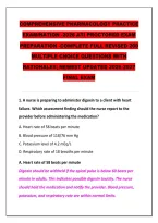 COMPREHENSIVE PHARMACOLOGY EXAM PACK LATEST UPDATED 2026