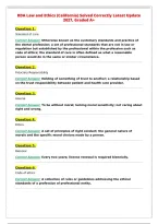RDA Law and Ethics &lpar;California&rpar; Solved Correctly Latest Update&NewLine;2027&comma; Graded A&plus;