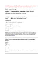 NUR 354 Pharmacology II &mdash; Exam 2 Comprehensive Review &vert; Full Questions and Correct Answers with Rationales &vert; 2026&sol;2027 Updated &vert; 100&percnt; Correct - Arizona College of Nursing&period;