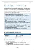Orthopedisch Schoentechniek MBO Niveau 4 - Complete Samenvatting en Oefenvragen