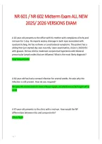 NR 601 &ndash; NR 602 Midterm Exam 2025&ndash;2026 &ndash; Practice Questions&comma; Test Bank & Study Guide