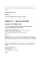 NUR 354 Pharmacology II &mdash; Exam 3 Comprehensive Review &vert; Full Questions and Answers with Rationales &vert; 2026&sol;2027 Updated &vert; 100&percnt; Correct&period;