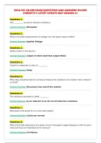 SACA 201 SILVER EXAM QUESTIONS AND ANSWERS SOLVED&NewLine;CORRECTLY LATEST UPDATE 2027 GRADED A&plus;