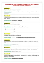 SACA 206 EXAM QUESTIONS AND ANSWERS SOLVED CORRECTLY&NewLine;LATEST UPDATE 2027 GRADED A&plus;