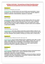 SafeSport Refresher 1 Recognizing and Reporting Misconduct&NewLine;Updated Actual Questions and Correct Answers &lpar;2026-2027&rpar;