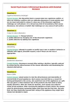 Social Psych Exam 3 UVA Actual Questions with Detailed&NewLine;Answers