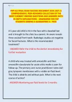 FNP 652 Final Exam Success Document 2026-2027 &ndash; ACTUAL EXAM PREP &vert; 150&plus; Verified Q&A &vert; Family Nurse Practitioner Certification