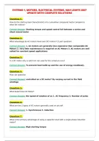 SYSTEMS 1&comma; MOTORS&comma; ELECTRICAL SYSTEMS&comma; NAV LIGHTS 2027&NewLine;UPDATE WITH COMPLETE SOLUTIONS