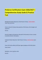  &NewLine;ProServe Certification Exam 2026&sol;2027 &vert; &NewLine;Comprehensive Study Guide & Practice Test &NewLine; &NewLine; &NewLine;
