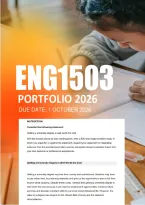 ENG1503 Portfolio Exam Semester 2 2026 - Due 1 October 2026