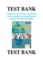 Test Bank For Primary Care&colon; The Art and Science of Advanced Practice Nursing &ndash; An Interprofessional Approach 5th Edition by Lynne M&period; Dunphy&comma; Jill E&period; Winland-Brown&comma; Brian Oscar Porter & Debera J&period; Thomas ISBN 9780803667181 Chapters&lpar;1 to 82&rpar;