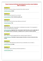 Texas Commercial Rules Test Solved Correctly Latest Update&NewLine;2027&comma; Graded A&plus;