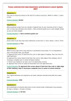 Texas commercial rules Questions and Answers Latest Update&NewLine;2027&NewLine;