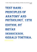 Test Bank For Principles of Anatomy and Physiology 12th Edition by Gerard J&period; Tortora & Bryan H&period; Derrickson ISBN 9780470084717 Chapters&lpar;1 to 29&rpar;