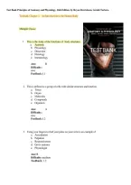 Test Bank For Principles of Anatomy and Physiology 16th Edition by Gerard J&period; Tortora & Bryan H&period; Derrickson ISBN 9781119662792 Chapters&lpar;1 to 29&rpar;