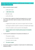 Illinois CNA State Exam Questions & Accurate Answers 2026 &vert; 152 Most Tested Q&A &vert; Latest Update &vert; Graded A&plus;
