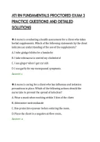 ATI RN FUNDAMENTALS PROCTORED EXAM 3&NewLine;PRACTICE QUESTIONS AND DETAILED&NewLine;SOLUTIONS