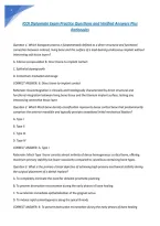 ICOI Diplomate Exam Practice Questions and Verified Answers Plus &NewLine;Rationales 