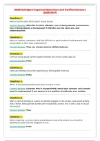 USAG SafeSport Expected Questions and Verified Answers&NewLine;&lpar;2026-2027&rpar;