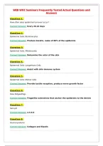 WEB WOC Seminars Frequently Tested Actual Questions and&NewLine;Answers