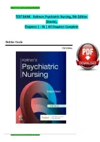 Test Bank for Psychiatric Nursing 8th Edition by Norman L&period; Keltner & Debbie Steele &vert; Chapters 1-36