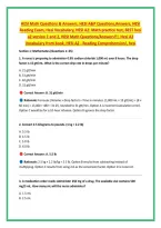 HESI Math Questions & Answers&comma; HESI A&P Questions&comma;Answers&comma; HESI &NewLine;Reading Exam&comma; Hesi Vocabulary&comma; HESI A2&colon; Math practice test&comma; BEST hesi &NewLine;a2 version 1 and 2&comma; HESI Math Questions&sol;Answers&excl;&excl;&excl;&comma; Hesi A2 &NewLine;Vocabulary from book&comma; HESI A2 - Reading Comprehension&excl;&comma;