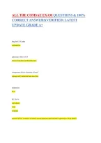  COMSAE &mdash; exam material