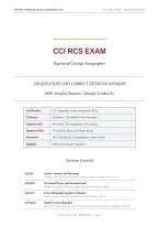 CCI RCS ACTUAL EXAM 2026&sol;2027 &vert; 200 Questions & Correct Detailed Answers &vert; Verified &vert; Pass Guaranteed - A&plus; Graded&NewLine;&NewLine;