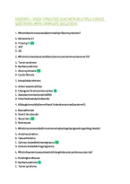 NSG5003 &ndash; WEEK 1 PRACTICE QUIZ WITH MULTIPLE CHOICE&NewLine;QUESTIONS WITH COMPLETE SOLUTIONS