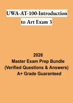 UWA AT 100 Introduction to Art Exam 3 2026 &vert; Study Guide & Practice Review
