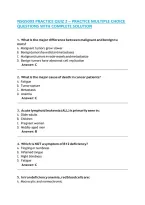NSG5003 PRACTICE QUIZ 2 &ndash; PRACTICE MULTIPLE CHOICE&NewLine;QUESTIONS WITH COMPLETE SOLUTION