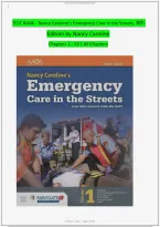 Test Bank for Conv Emergency Care in the Streets &lpar;8th Edition&rpar; by Nancy Caroline - Graded A&plus; Comprehensive Exam &period;&period;&period;