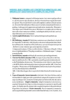 NSG5003&period; QUIZ 2 REVIEW&colon; KEY CONCEPTS IN HEMATOLOGY AND&NewLine;IMMUNOLOGY QUESTIONS WITH COMPLETE SOLUTIONS