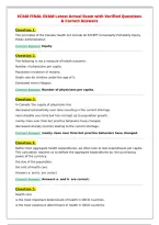 EC248 FINAL EXAM Latest Actual Exam with Verified Questions&NewLine;& Correct Answers