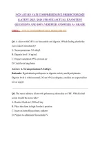 NGN ATI RN VATI Comprehensive Predictor 2025 &vert; Nursing Exam Review & Practice Questions