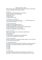 Oefenvragen Bedrijfseconomie Blok 2 &vert; Hogeschool Zuyd &vert; 2025&sol;26