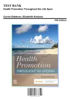 Test Bank for Health Promotion Throughout the Life Span 10th Edition by Edelman